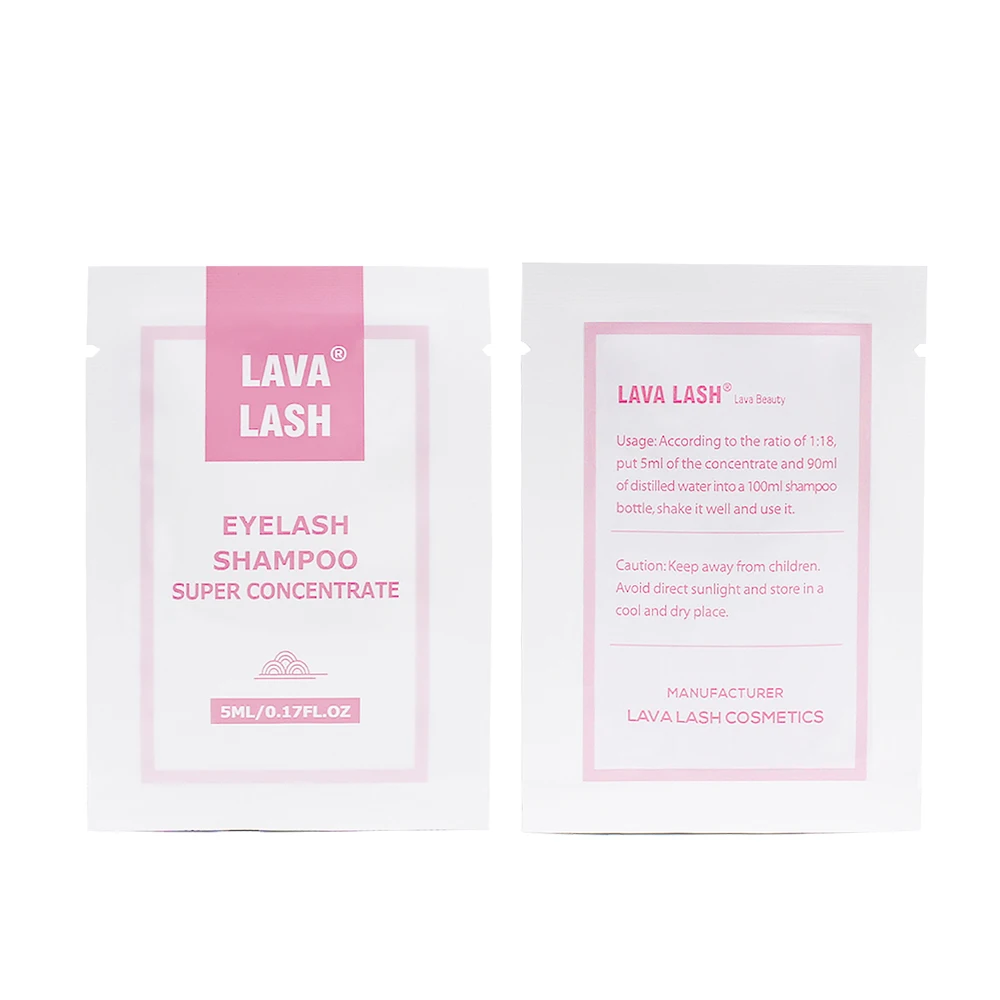5ml Eyelash Extension Shampoo Eyelid Foaming Cleanser，Wash for Extensions and Natural Lashes，Mascara Remover 3