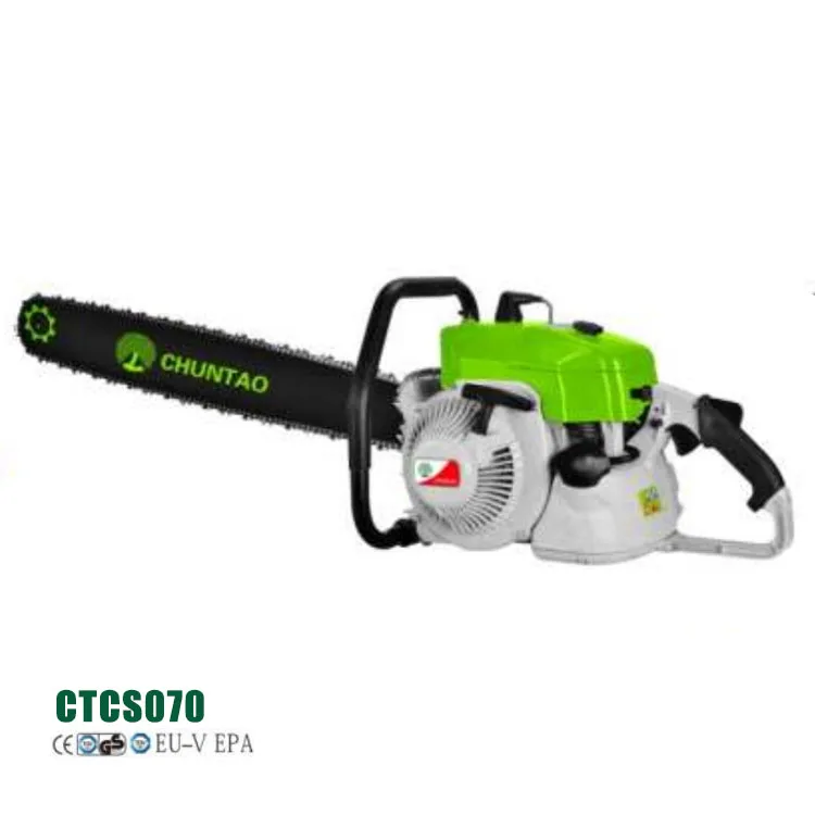 

Wholesale Heavy Duty Big Power Forest Wood Cutting Chain Saw 105.7CC 2 Stroke Gasoline Chainsaw Chinese Chainsaw For Greening