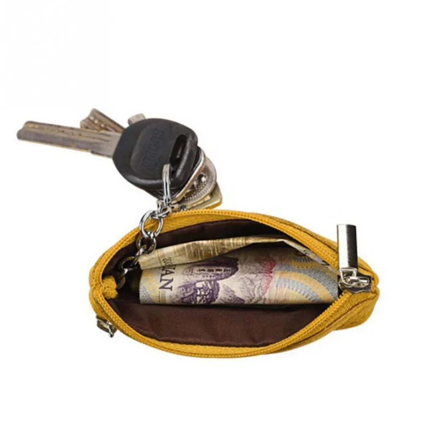 PU Leather Coin Purses Women Small Change Money Bags Pocket Wallets Key Holder Case Mini Functional Pouch Zipper Card Wallet