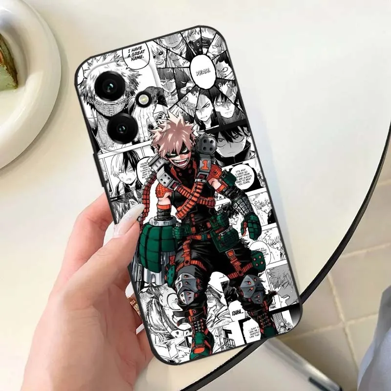 My Hero Academia Anime Black Phone Case Cover