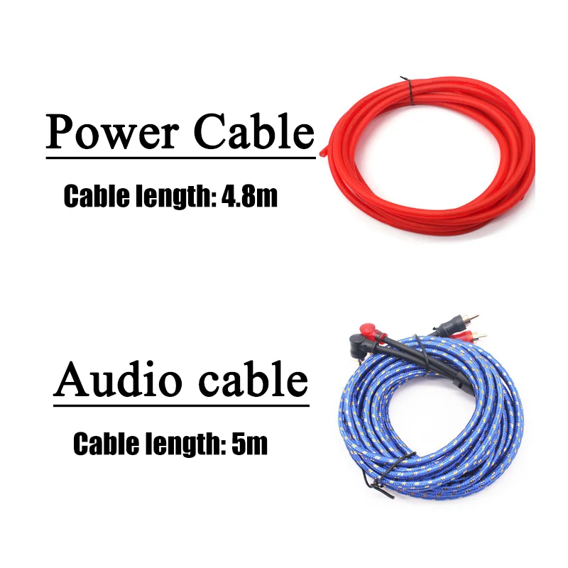 3500W Car Audio Speakers Wiring Kit 4GA Car Amplifier Cable 60AMP Fuse Copper Clad Aluminum Subwoofer Amplifier Installation Kit audio speaker cable audio speaker wiring kit car amplifier wiring kit