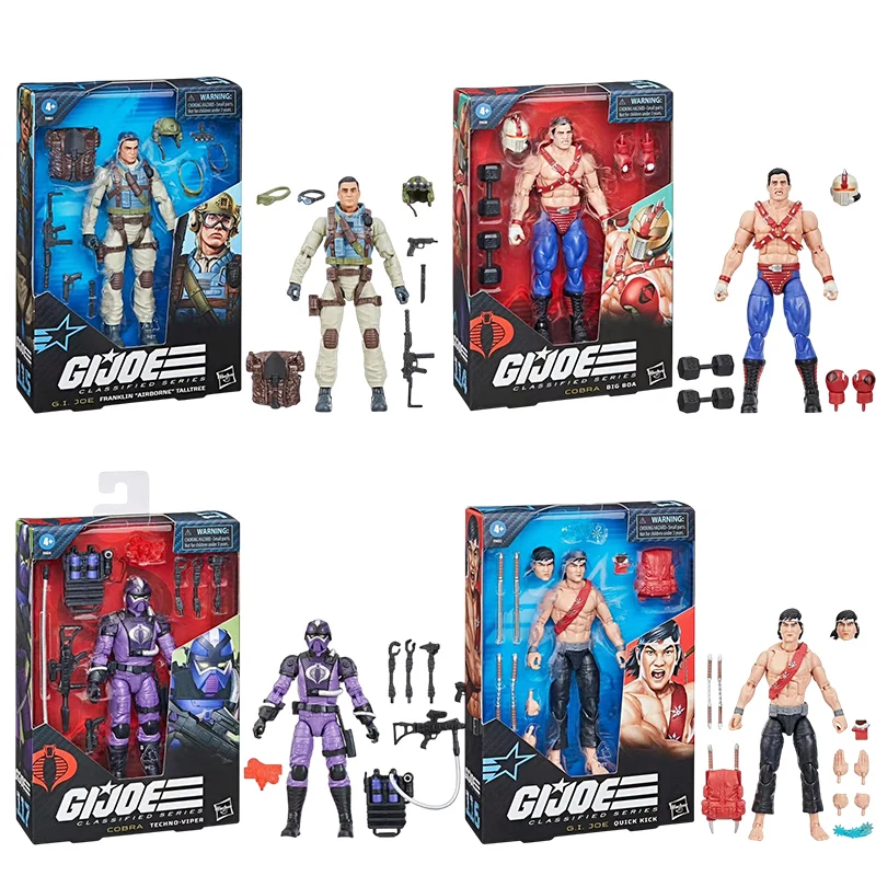 

Оригинал Hasbro G.I. Джо классифицированная серия, Кобра, большой боа, технология-Випер, быстрый удар, Франклин, воздушно-качающаяся Аниме Фигурка талллтри