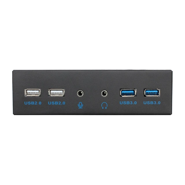 5.25 Inch Usb 3.1 Gen2 Front Panel Usb Hub 2 Ports Usb 3.0 + 2 Ports Usb2.0  + 1 Port Type-c With Type-e Connector For Desktop Pc - Docking Stations &  Usb Hubs - AliExpress
