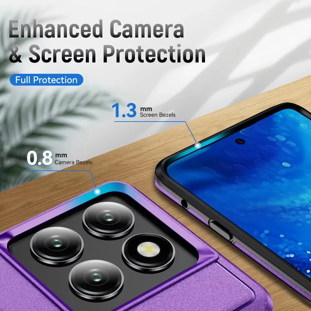 Durable Armor Shockproof Case with Hard PC+TPU Protection