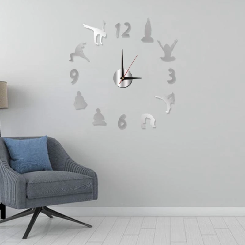 Modern Design Large Wall Clock DIY Quartz Clocks Fashion Watches Acrylic Mirror Stickers Living Room Home Decor Clocks