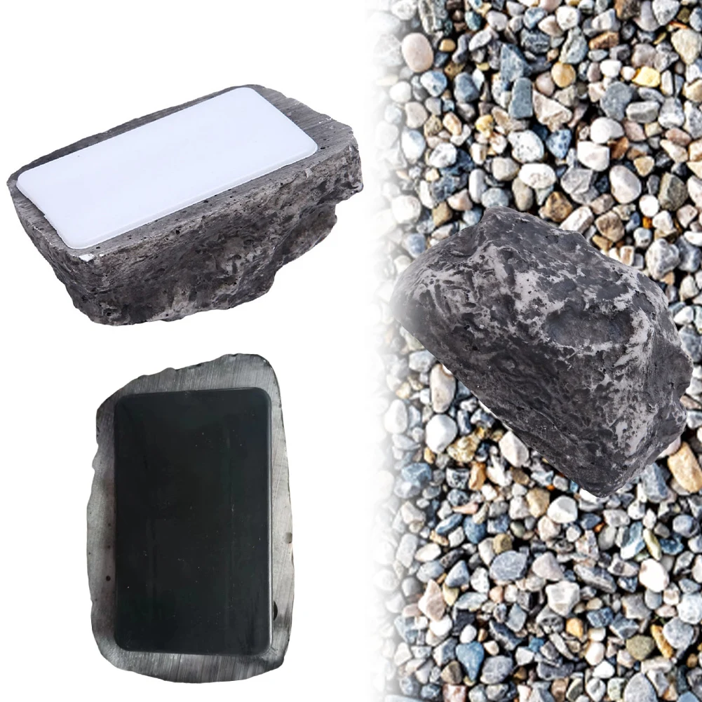 Hide-a-Spare-Key Fake Rock Faux Rock Key Hider Secret Outdoor Key Holder Safe Box for Outdoor Garden Or Yard Geocaching