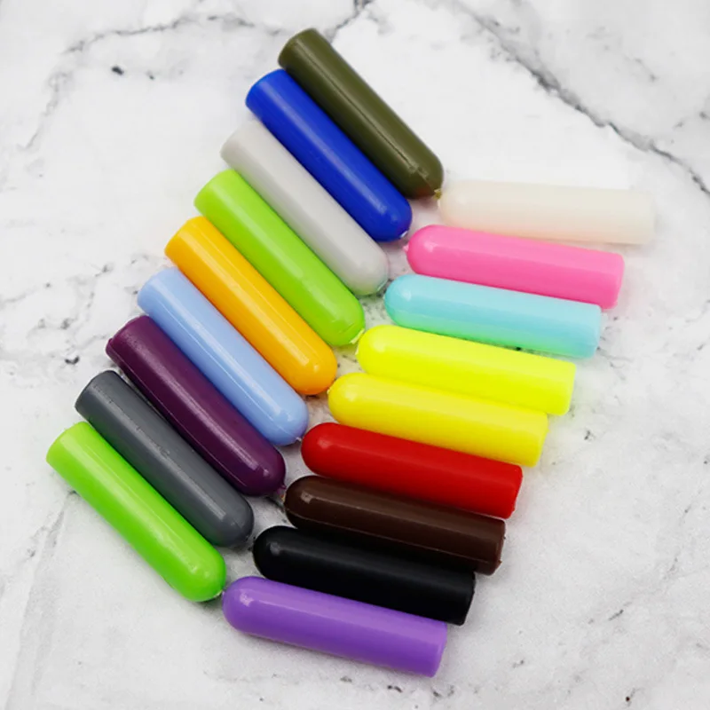 4 Stücke Runde kugelkopf Bunte Kunststoff Zehen Schnürsenkel Kopf Gepäck Kleidung Seil kopf Schuhe Dekorative Accessoires