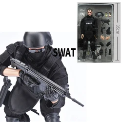 Elite Navy Seals Special Ops Action Figure - 30cm Military Combat Toy with Gear - 30cm (SWAT)
