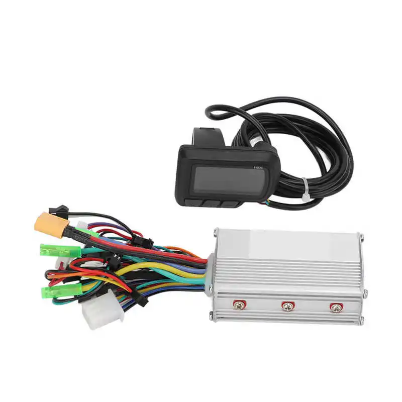

Bike Conversion Controller 36/48V 350W 3 Modes Scooter Brushless Motor with LCD Display USB Headlight Interface