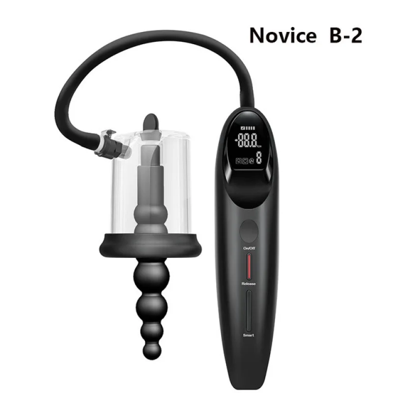 NEW Smart Rosebud Pump Vacuum Sucking Massage Prostate Stimulator Anal Pump Butt Plug Masturbator Adult Sex Toys For Man Women