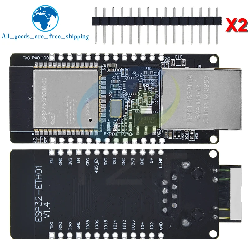 

Беспроводная Модульная плата со встроенным последовательным портом Ethernet Bluetooth-совместимая с Wi-Fi комбинированный шлюз MCU ESP32