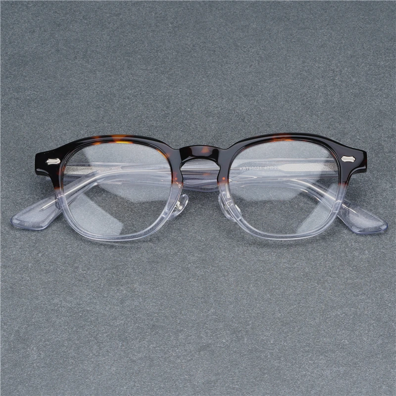 

New Vintage Quality Acetate Eyeglasses Frame Irregular Polygon Design Eyewear Women Men Myopia Sphere Reading For Prescription