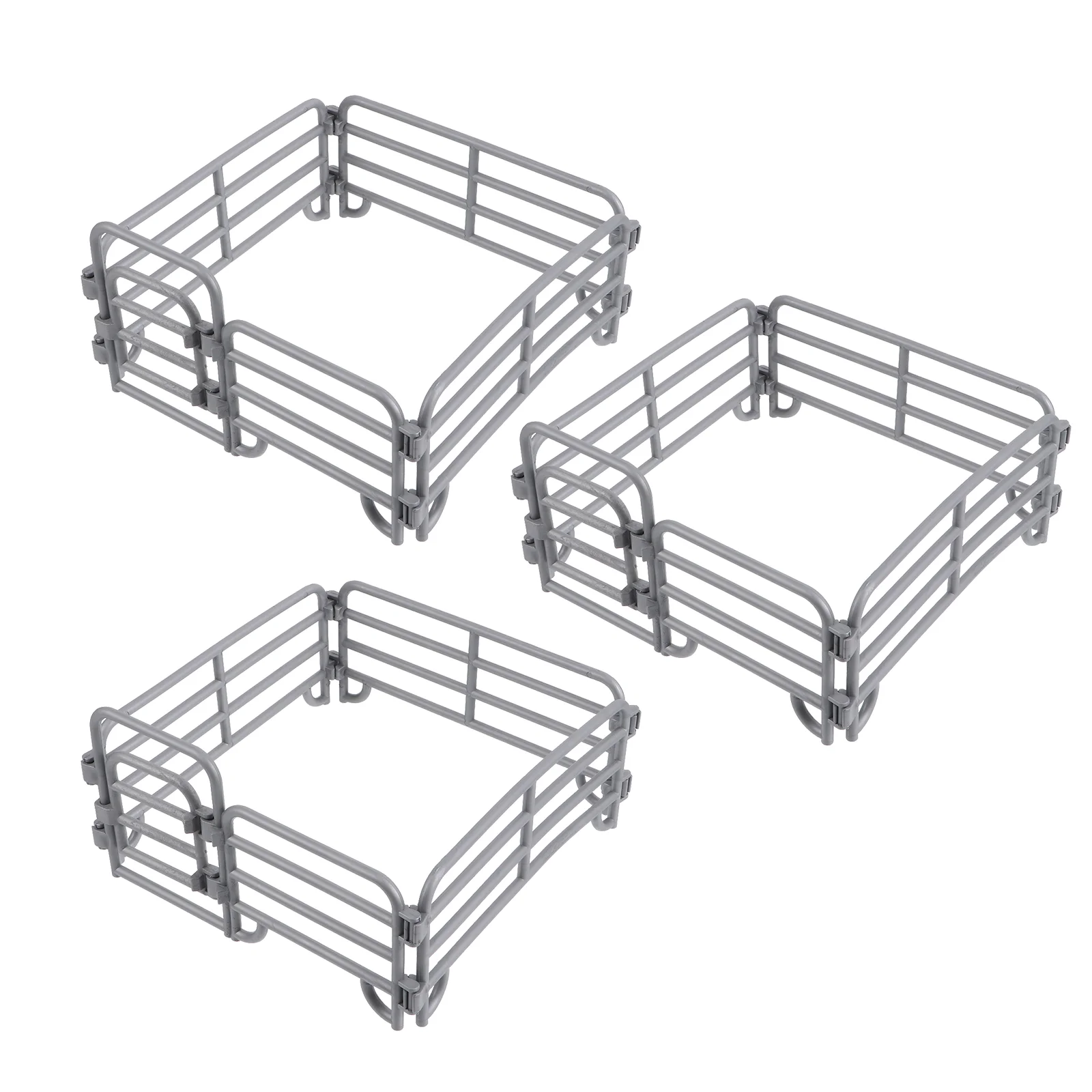 

Micro Landscape Fence Corral Fencing Panel Accessories Mini Decor Children Toy Decoration Farm Miniatures