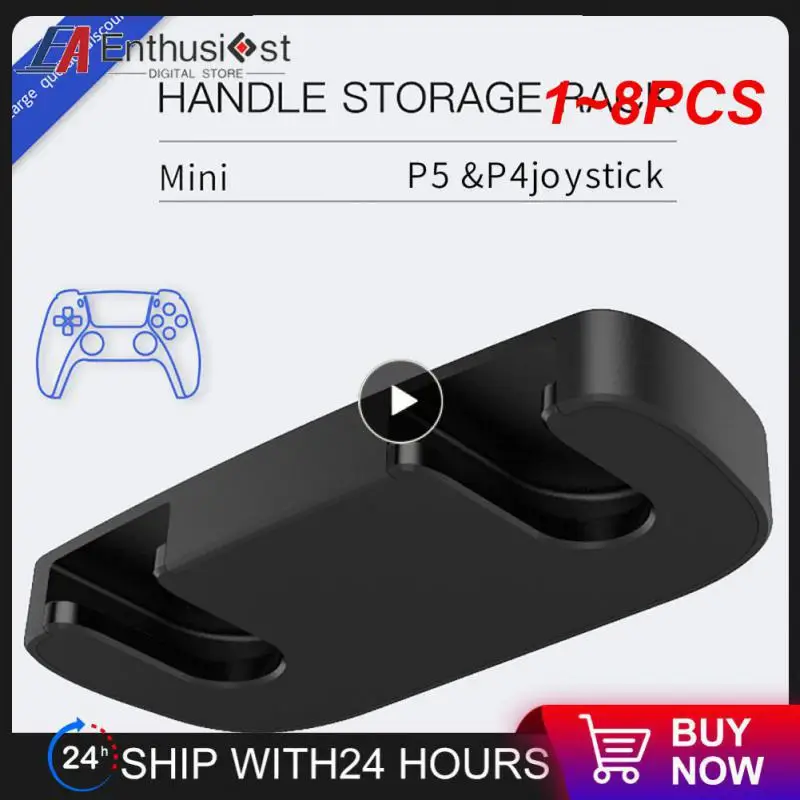 1 ~ 8Pcs Controller Di Gioco Ps5 Supporto Per Rack Sospeso Supporto Per Gancio Per Gamepad Portatile Rack Di Stoccaggio In Abs Per Gioco X-Box Ps5