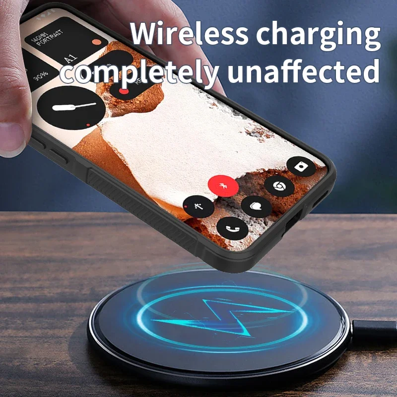 Custodia per armatura per telefono in morbida pelle antiurto per niente telefono 3 Pro 2a 3a 2 CMF Telefono 1 AirBag in silicone liquido Coque protettiva Funda - Image 5