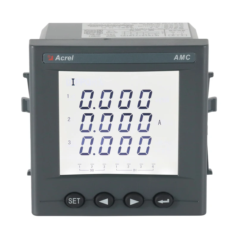

Acrel AMC96L-AI3/C cut out 88*88mm LCD display three phase AC energy meter with RS485 communication