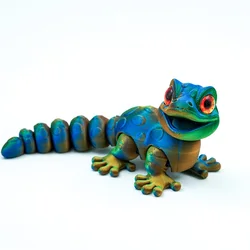 Realistic 3D Printed Tyrannosaurus Rex Dinosaur Model - Fully Movable Jointed Design (Lizard 13.8cm)