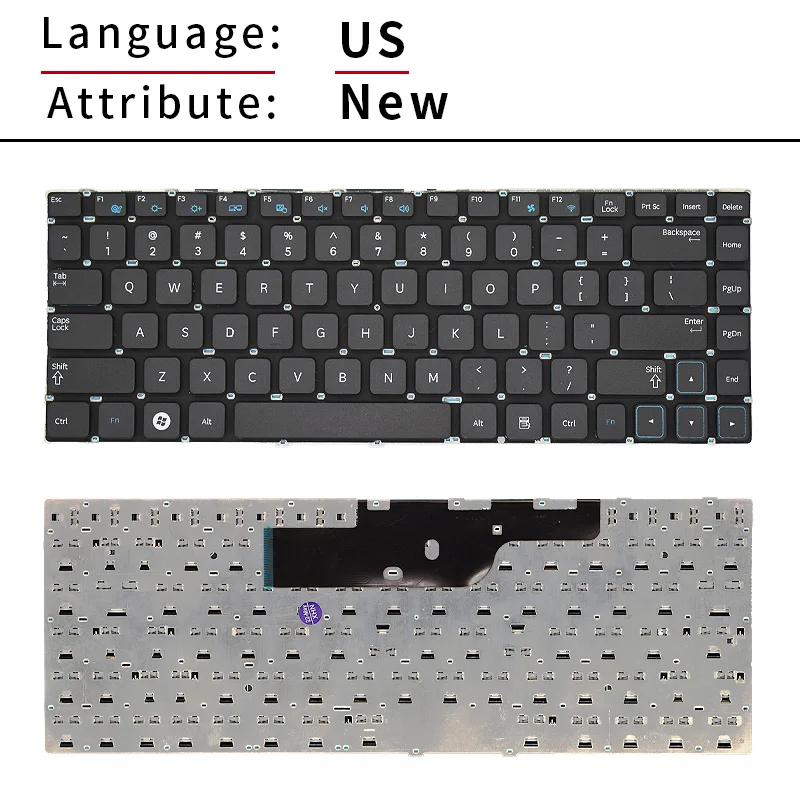 New Eua Teclado do Laptop Russo para Samsung Np200a4y 300v4a 300e4a 305e4a Np305e4a 300e4c Np300e4c Np200a4b Np205a4y - Imagem 6