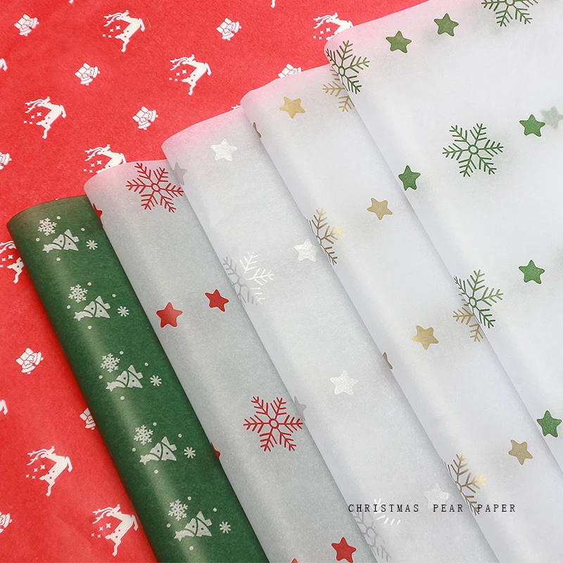 PLULON 100 hojas de papel de seda para envolver regalos de Navidad, hojas  de papel de seda para embalaje, envoltura de regalos de cumpleaños, hogar