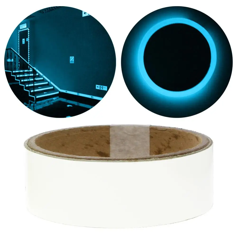 Luminous Tape Self-adhesive Warning Tape Night Vision Glow In Dark Safety Emergency Security Home Decoration Fluorescent Tapes
