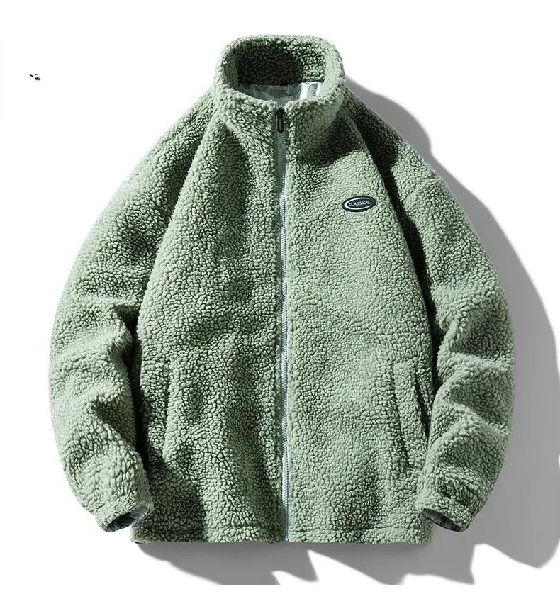 

Autumn And Winter 2023 Men's Jacket Vintage Lamb Super Loose Couple's Coat