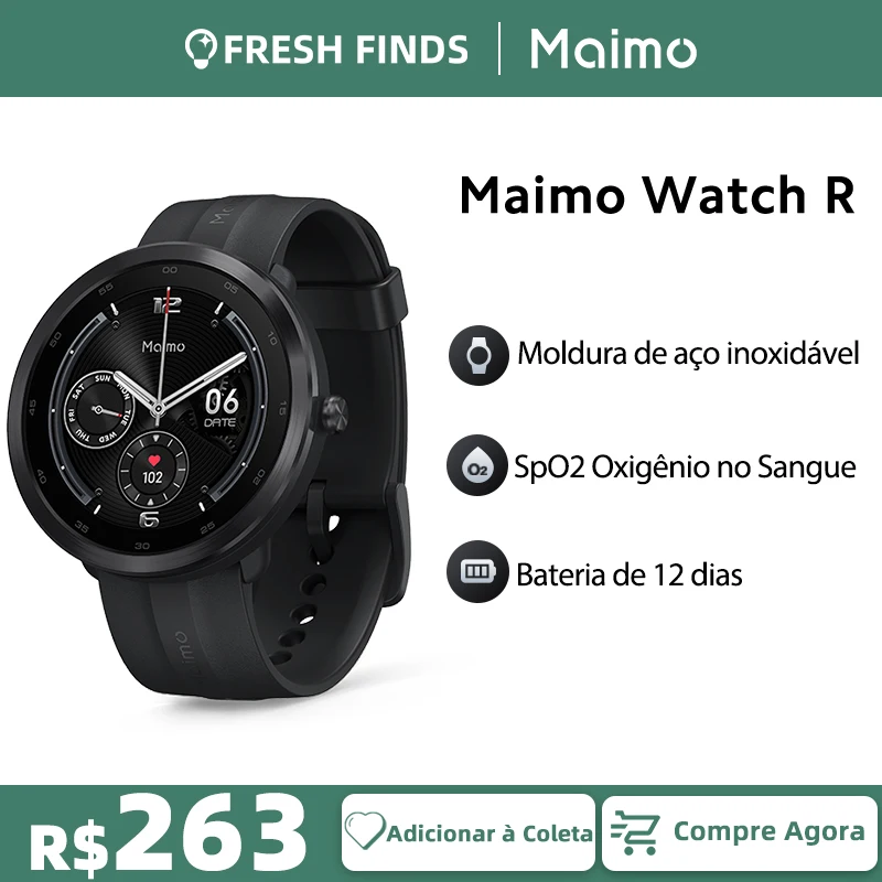 Smartwatch Maimo Watch R no Aliexpress