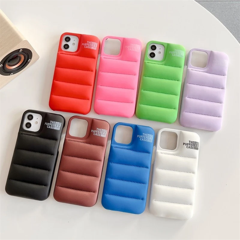 Hipster Down Jacket The Puffer Case for iPhone 13 12 11 Pro Max X XS XR