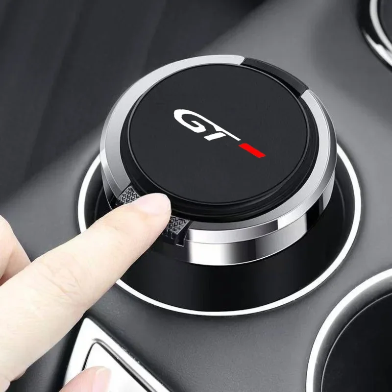 푸조 3008 2008 308 208 GT LINE GTi 508 5008 차량용 LED 조명 자동차 재떨이 컵홀더형 담배꽁초통 액세서리
