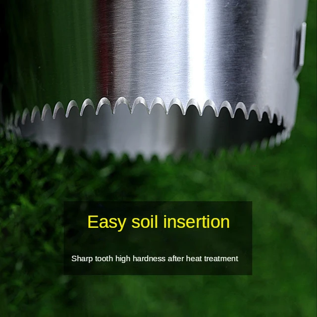 Megvastagodott Rozsdamentes Acél Palánta Transzplanter Növényi Kanyar Ingyenes Szerszám Talaj Kézi Kertvirág Elrendezés - Image 5