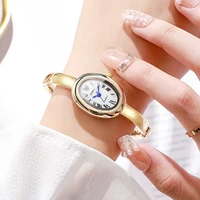 Elegant Oval Roma Dial Women Quartz Watch Fashion Bracelet Strap Ladies Wristwatch Reloj Mujer Girls Clock Gift 2