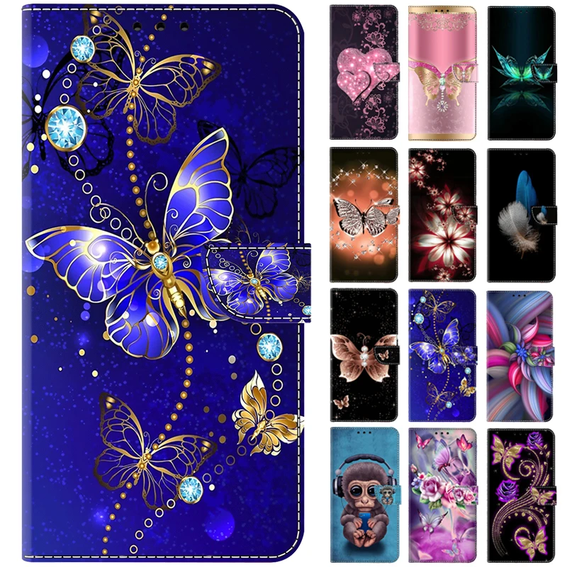 레드미 A5 A1 A2 플러스 코크 다이아몬드 버터플라이 케이스, 레드미 9 9a ..