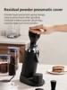 STARSEEKER Electric Coffee Grinder 64MM Titanium Alloy Flat Titanium Burr Stepless Fineness Adjustment Portable Household Black 5