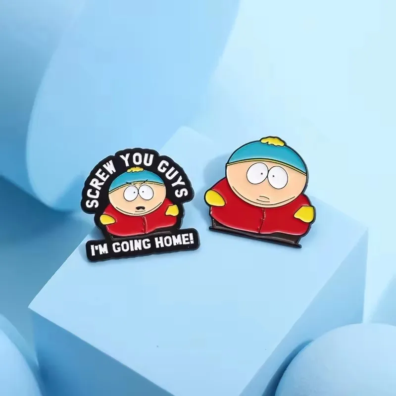 Enamel Pins Cartoon Animated Character Custom Cute Metal Brooches Lapel Badges Funny Party Jewelry Gift for Kids Friends