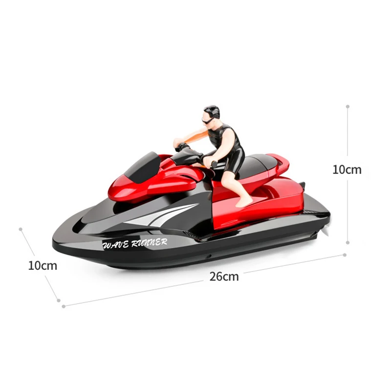 20 KM/H RC boat motorcycle speedboat 2.4G radio remote control high speed ship water game gift for children kids birthday 6