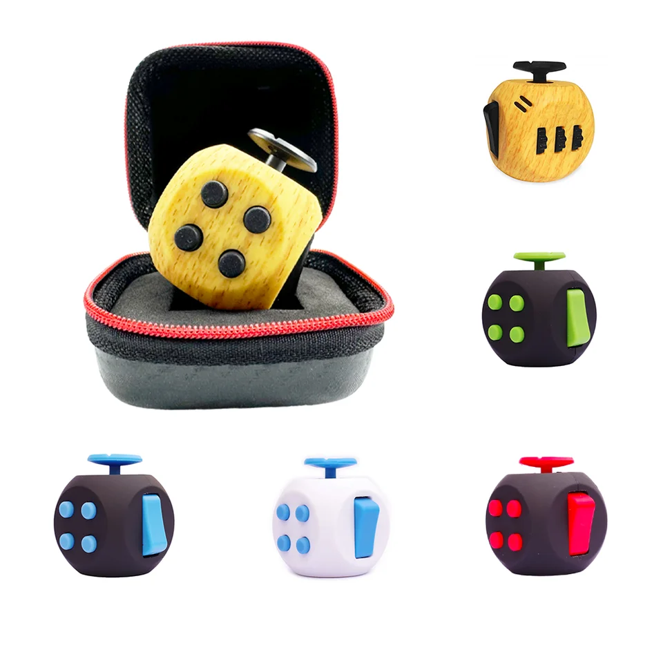 Premium 6 Sides Fidget Cube Stress Relief Toy