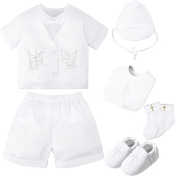Baby Boy Baptism Suit Set 1