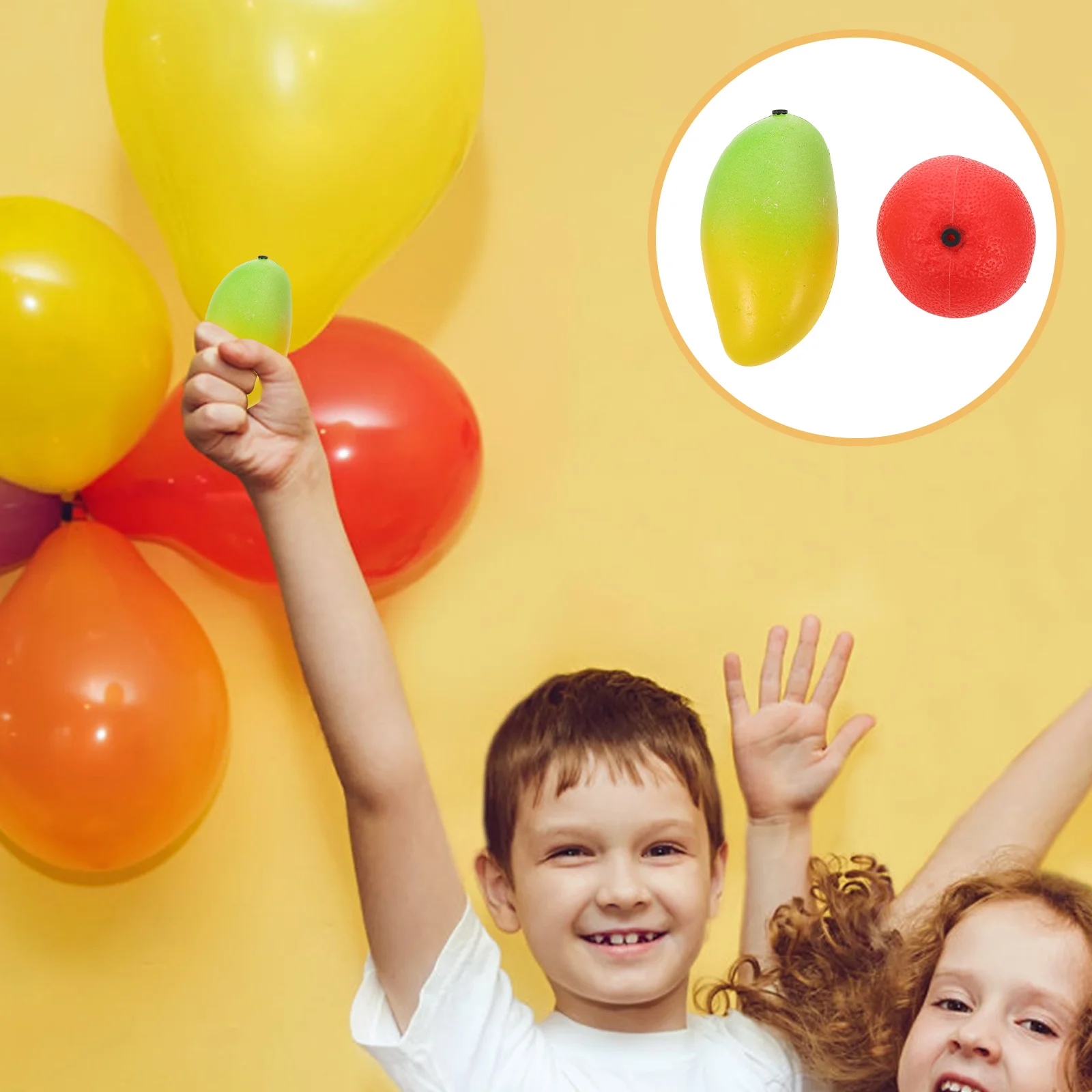 2 Pcs Aldult Simulated Fruit Sandbox Child Music Toys Toddler Musical Instruments Abs Rattle Maraca