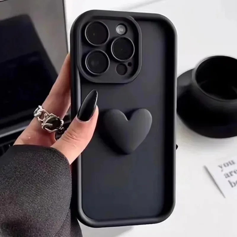Luxury Cute 3D Love Heart Phone Case Cover