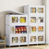 220Gal Extra Large Storage Bins with Lid, 880Qt Plastic Stackable Storage Bins with Wheels, Collapsible Closet Organizer 3