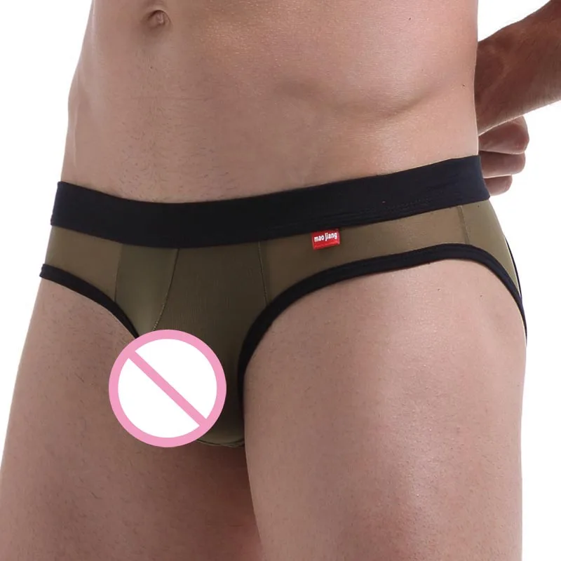 New Mens Back Hollow Out Briefs Transparent Mesh Sexy U Convex Penis Pouch Thongs Gay Underwear Erotic Fetish Jockstrap Lingerie 5