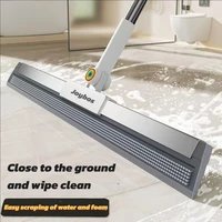 JOYBOS 50 ซม.ซิลิโคน Scraper Mop Wiper ชั้น 360 ทําความสะอาดที่สมบูรณ์แบบไม้กวาด Magic Wiper ในครัวเรือนห้องน้ํากวาดน้ํา 3