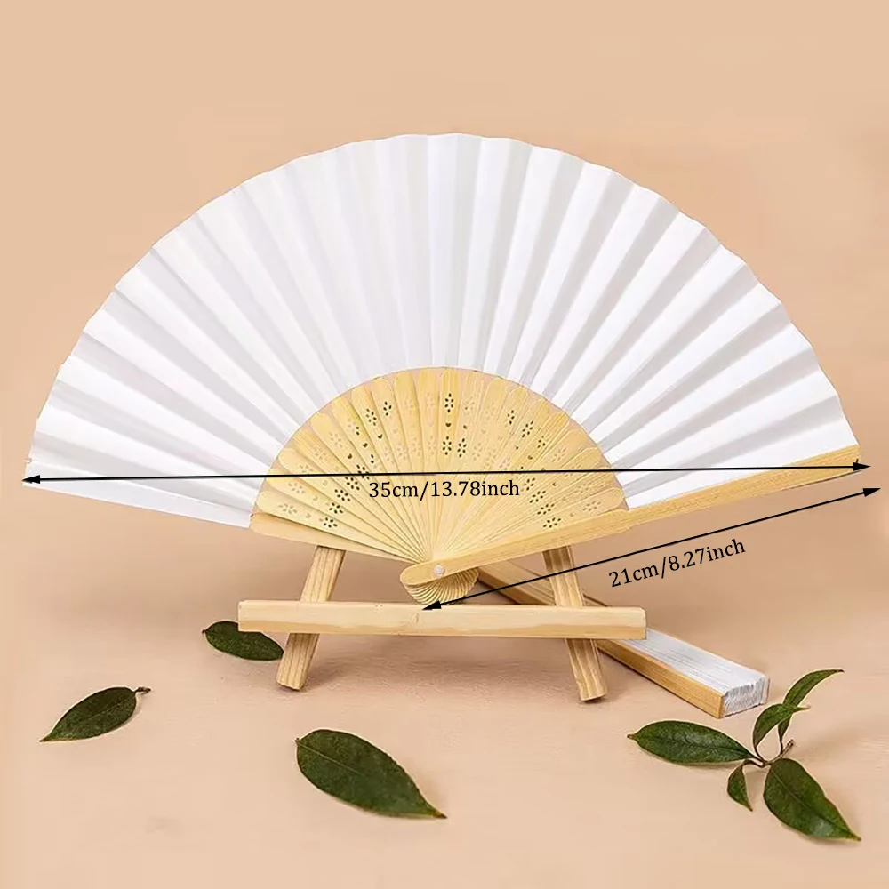 Ventagli Pieghevoli in Bambù per Sposa, Souvenir Nuziali, Decorazioni per Matrimoni, Forniture per Feste di Fidanzamento - immagine 4