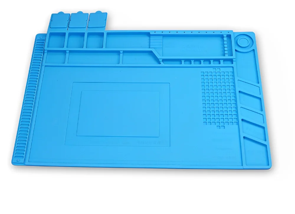 ESD Heat Insulation Working Mat Soldering Station Iron Phone Computer Repair Mat Magnetic Heat-resistant BGA Insulator Platform