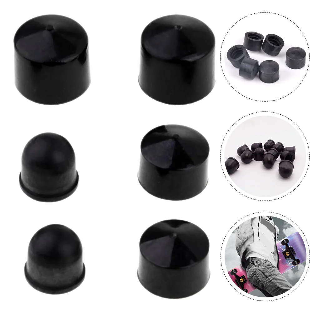 

Skateboard Longboard Truck Replacement Pivot Cups Outdoor Skateboarding Longboard Parts Rebuild Set Black 12mm 16mm 18mm