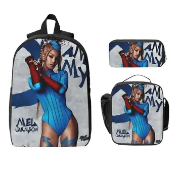 Streets Fighters Movie 2026 Kids Backpack Lunch Box Pen Bags for Boys Girls Backpacks School bag Bookbag Set 1