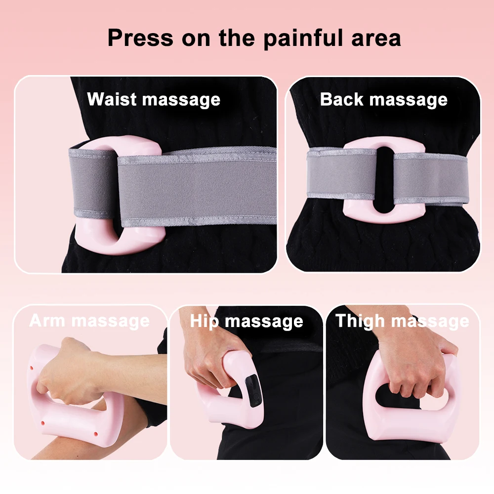 5 Gear Handheld Fascial Massage Ring Deep Tissue Full Body Slimming Belt Fat Burning&Shaping Weight Loss Body Shaping