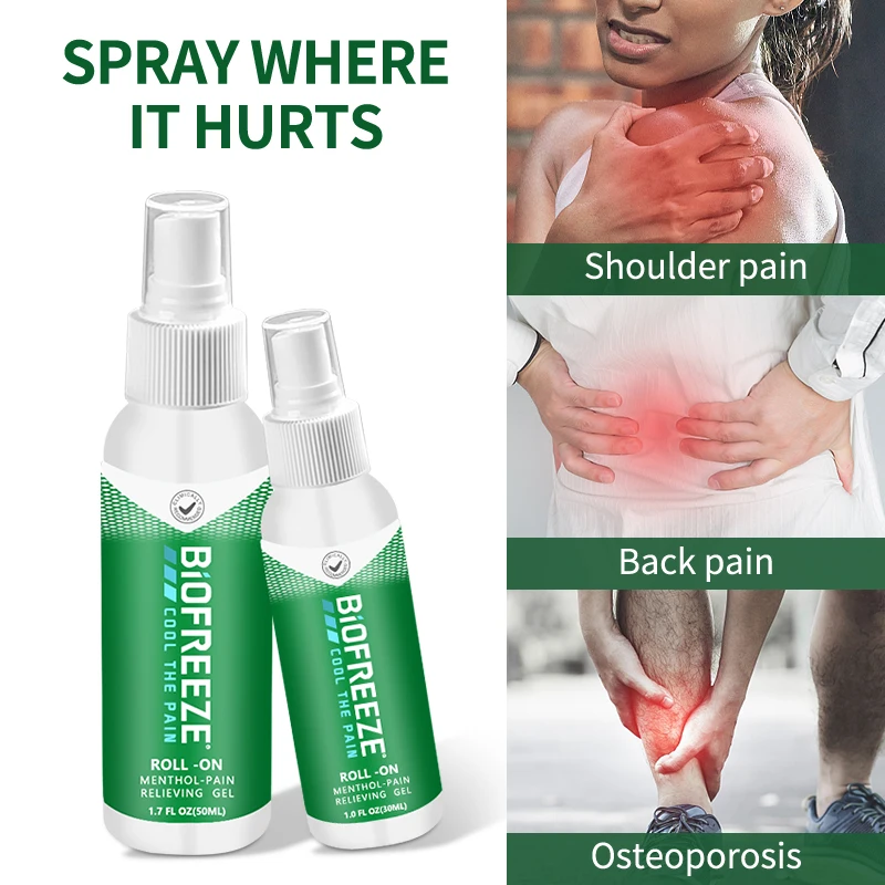 Pain Relief Spray Cold Compress Rheumatism Low Back Pain Knee Trauma 10/20/30/50ml pain relief spray