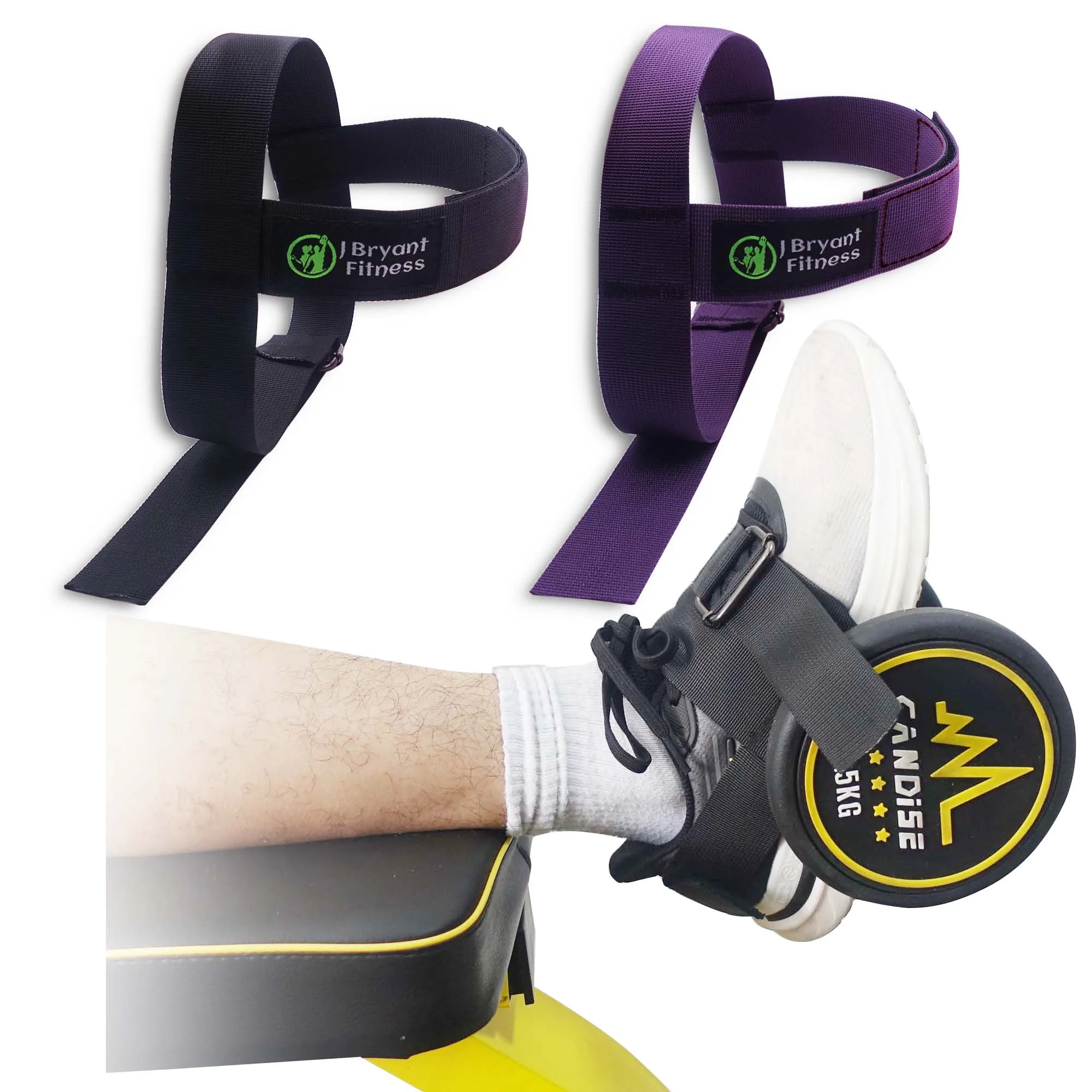 

Dumbbell Ankle Strap Foot Strap Leg Muscle Strengthen Training Calves Shins Workout Tibialis Trainer Dumbbell Webbing