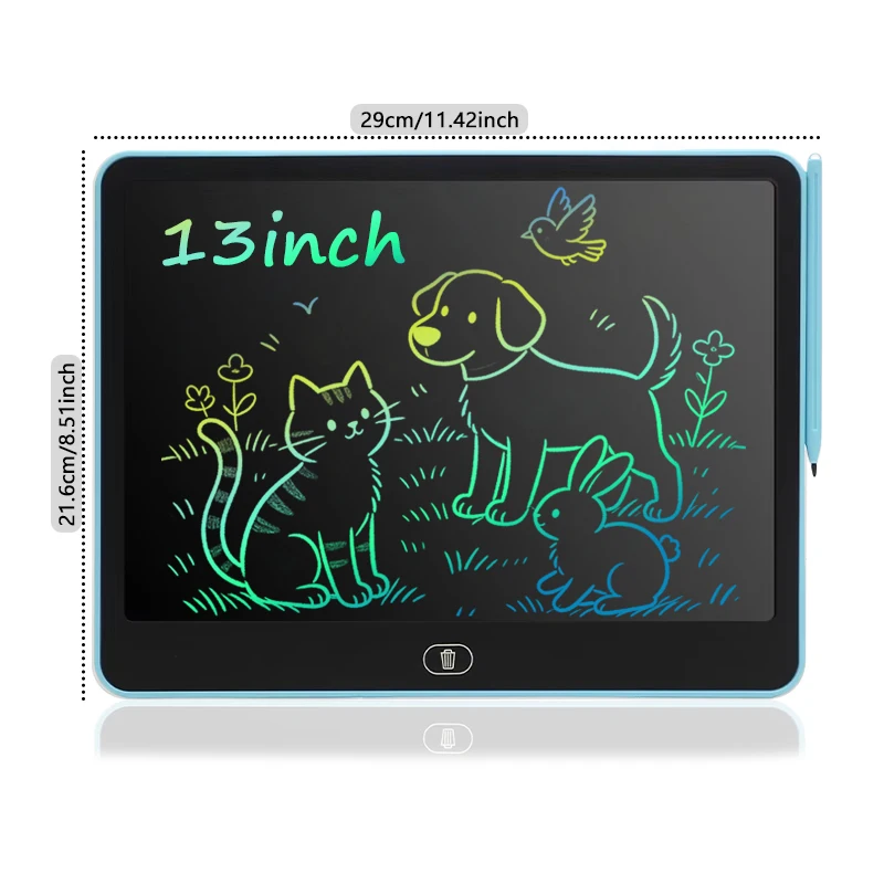 16/13/11/8-inch Kids LCD Drawing Board Portable Digital Sketchpad for Art Creativity And Learning Doodle Board Educational Toys