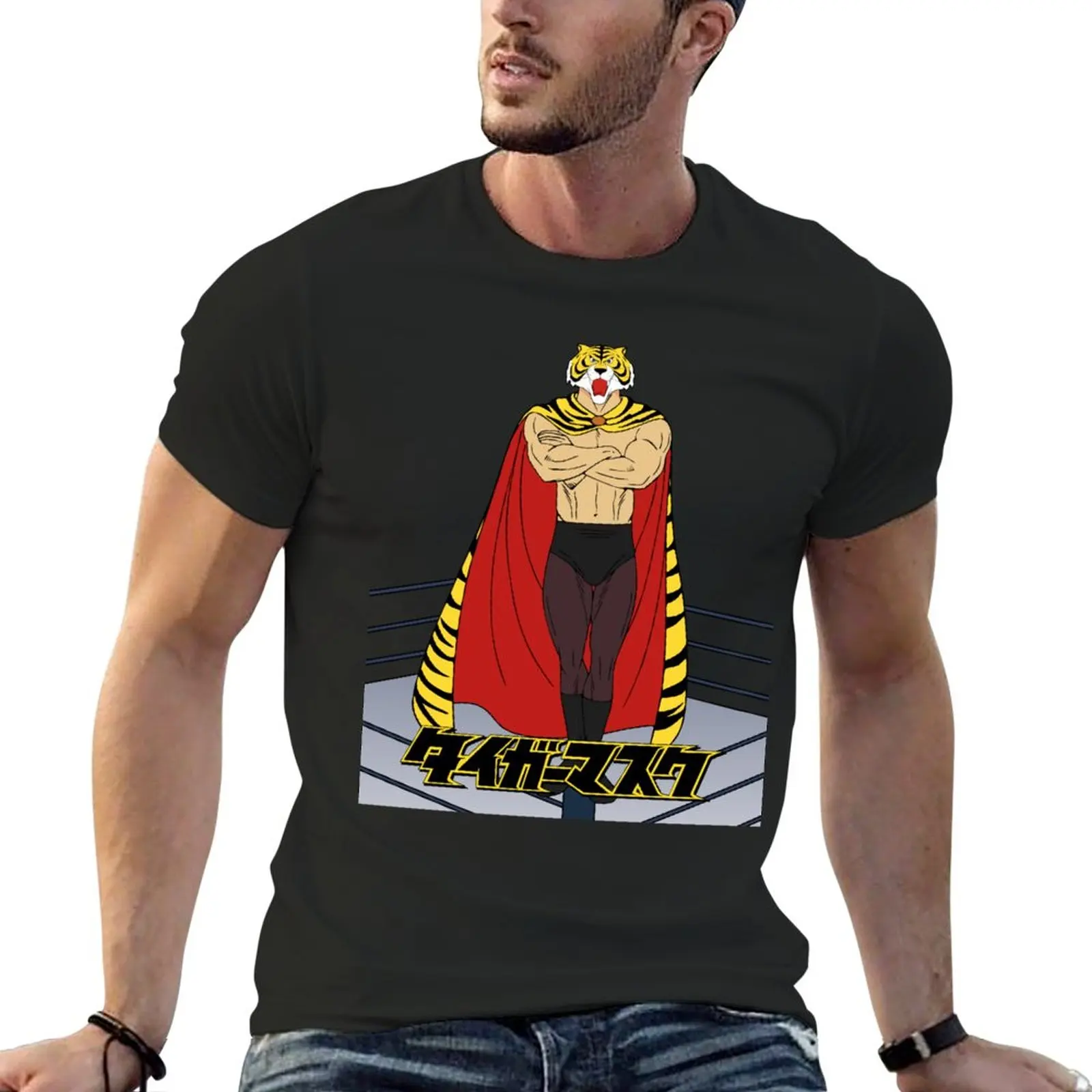 

The Yellow Devil T-Shirt plus size tops Short sleeve tee mens clothes